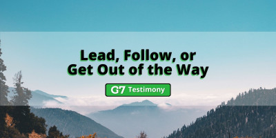 Lead, Follow or Get Out of the Way
