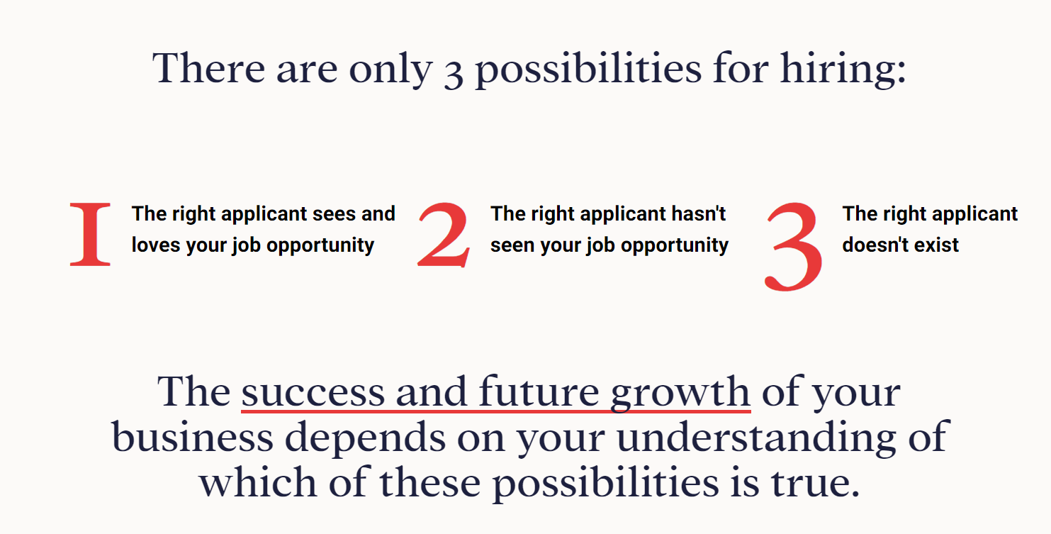Three Possibilities