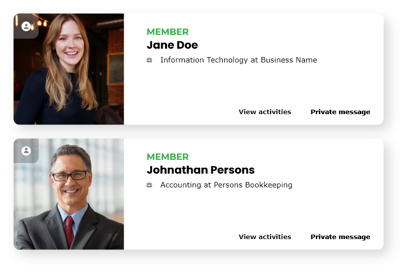 Members interfaces
