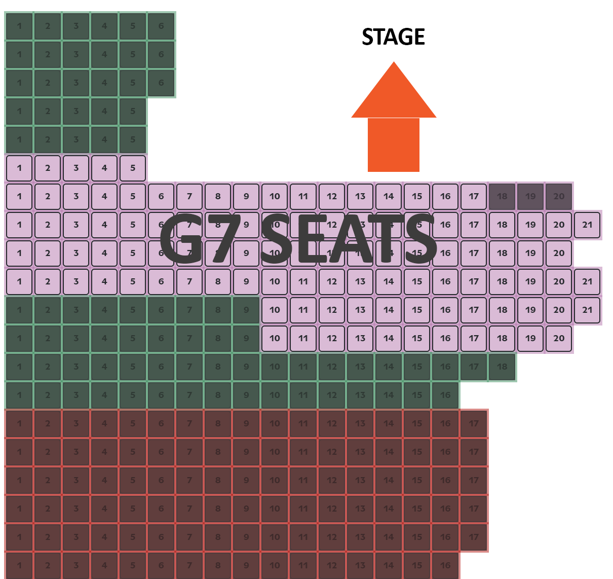 G7 Seating Chart