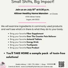 Bring your over the counter products & get a natural replacement