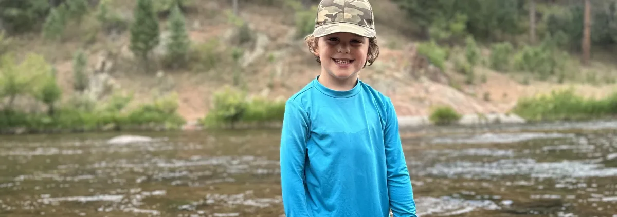 My son Ryker playing in the river mentioned in this email. 